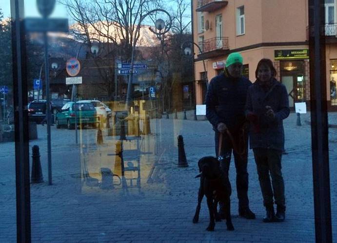 autorka strony z suczką cane corso